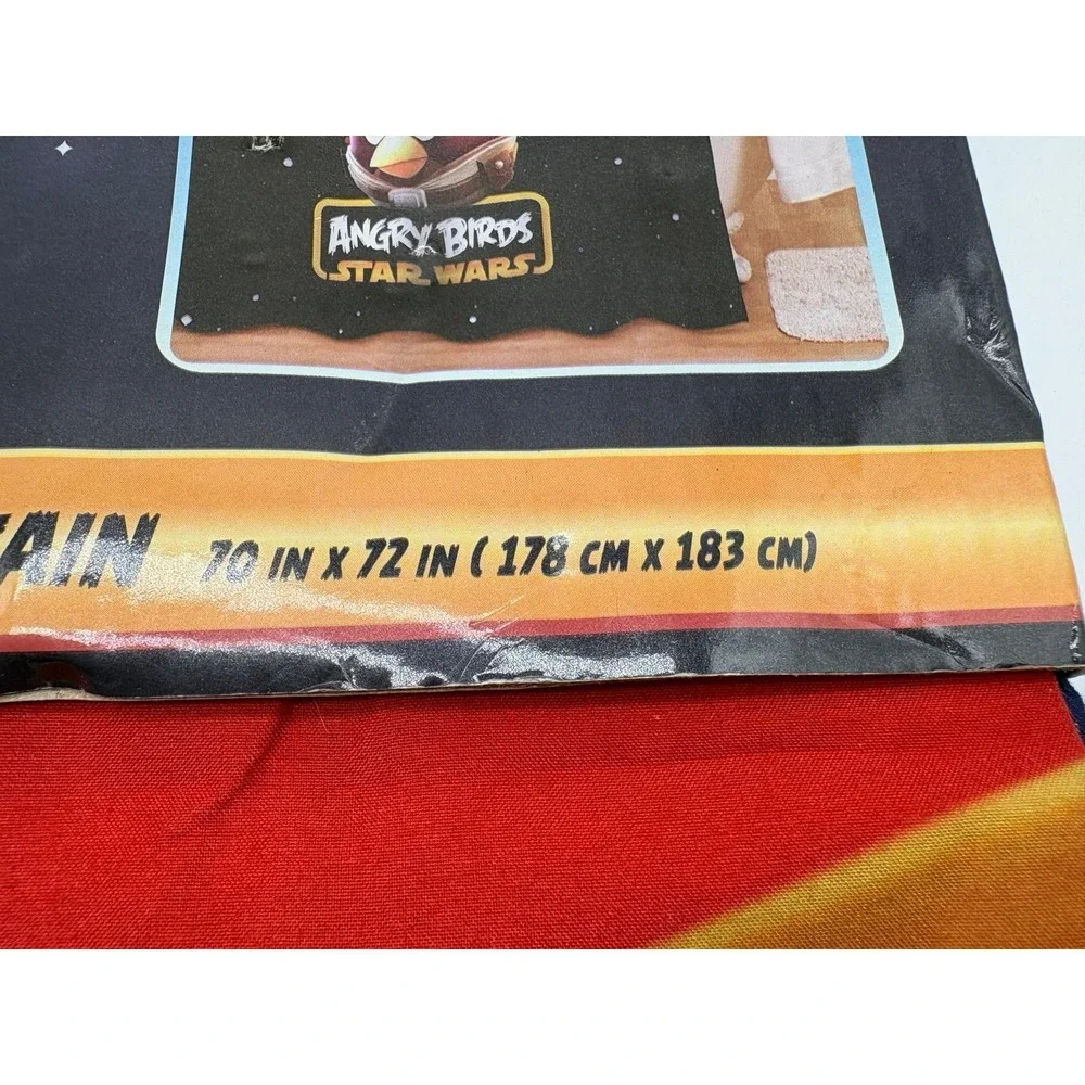 Angry birds Star Wars shower curtain